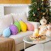 5 Pcs Christmas Light Bulb Pillows Christmas Throw Ornament Pillows