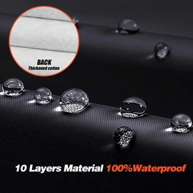 Cotryvox Honda Accord Car Cover 100% Waterproof All Weather, Gift with Towel, 10 Layers Car Cover Custom Fit 2001-2026 Honda Accord, Full Exterior Cover Rain Sun UV Protection with Door Zipper.