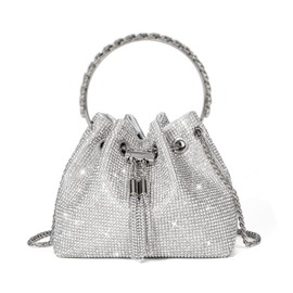 Sweetovo Bling Glitter Purses for Women Fashion Handbags Crossbody Bags Evening Luxury Bags for Party Prom
