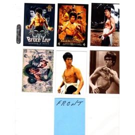 BRUCE LEE     CUSTOM   NOVELTY TRADING CARD 6 CARDS   SET
