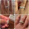 Newshe Eternity Ring Wedding Band for Women 925 Sterling Silver