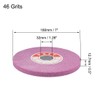 uxcell 7-Inch Bench Grinding Wheels Pink Aluminum Oxide PA 46