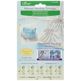 CLOVER Nouveau Smocking Stickers, Honeycomb Design