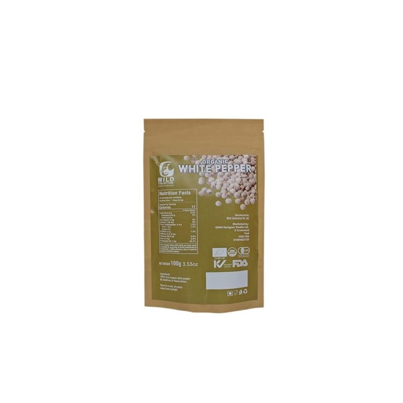 Wild Collection Whole Black Peppercorns | White Peppercorns | Premium