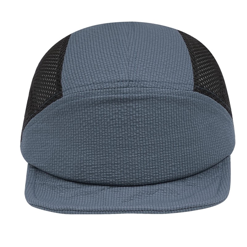 CLAPE Mesh Cap Men's Short Peak 5 Panel Baseball Cap