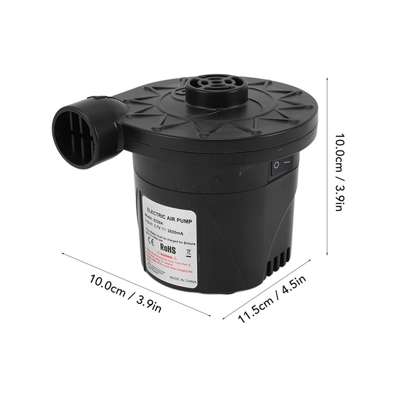 Electric Inflatable Pump Portable Quick Fill Air Pump for Air