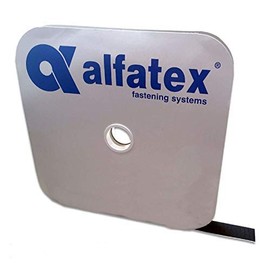 Alfatex® by Velcro® Brand, Black Heavy Duty Ahesive Tape SA4 Hook & Loop 50mm-2m