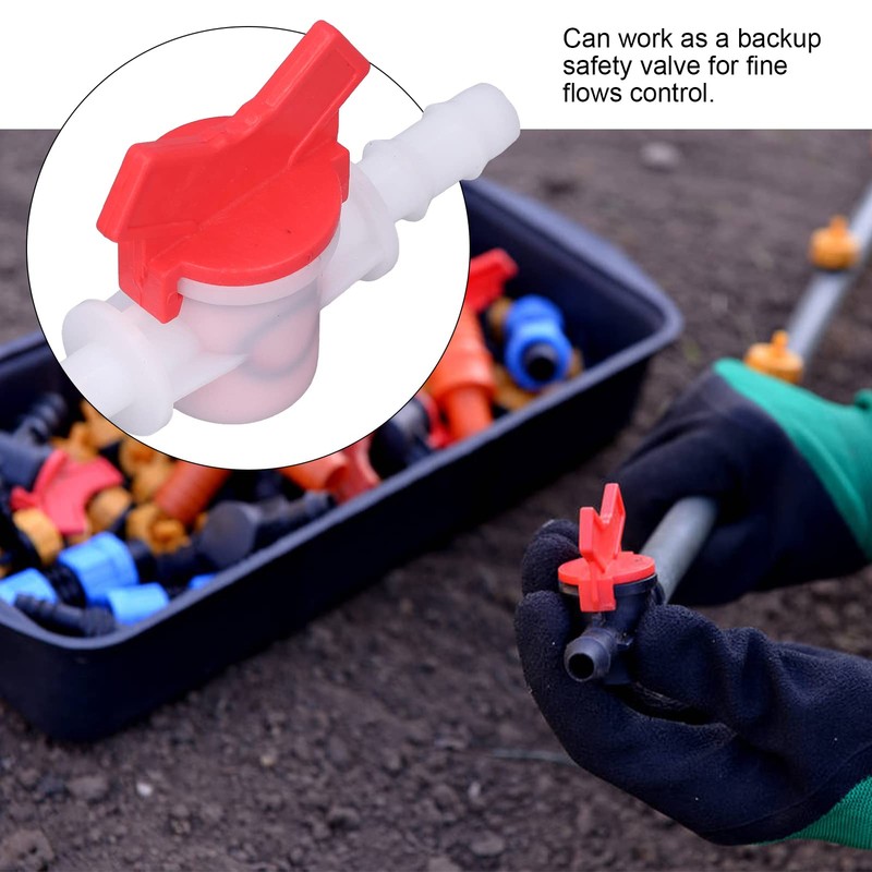 2 Piece Control Valve Water Plastic Valve 10MM Water Valve
