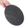 Tcrogsciss Round Slate Cheese Board 24 x 24 cm