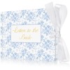 Humyoun Wedding Guest Book Letters to Bride 8.5x7 Inch,Blue,Classic