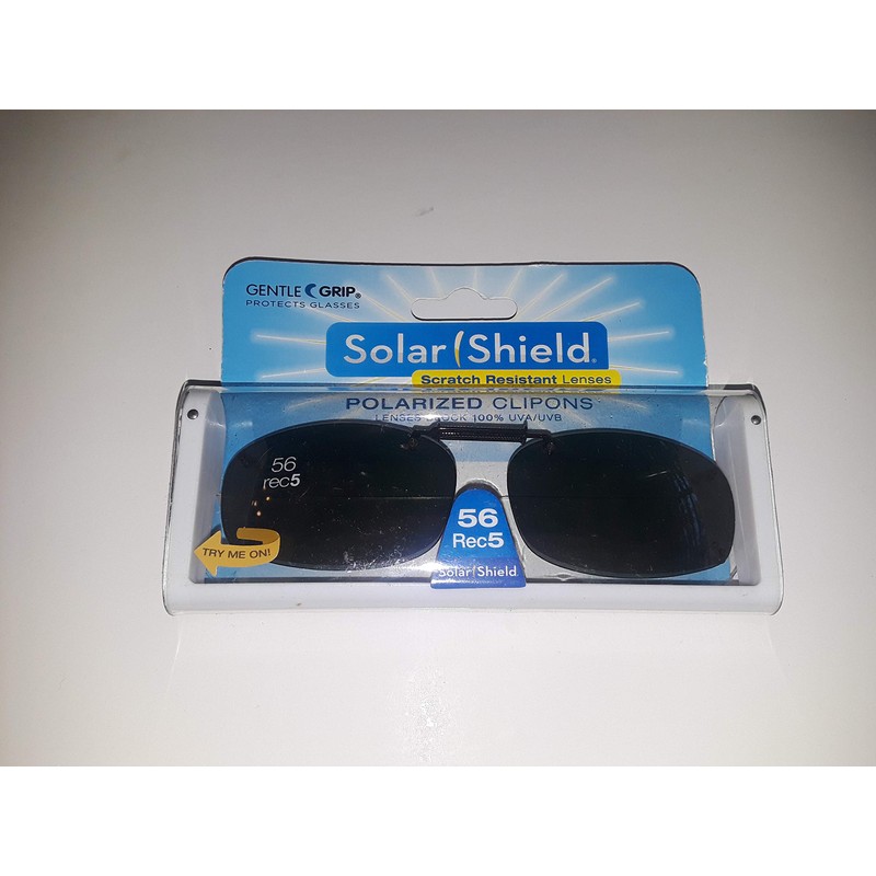 Dioptics Solar Shield Fits Over Rimless Clip-On Sunglasses REC 5