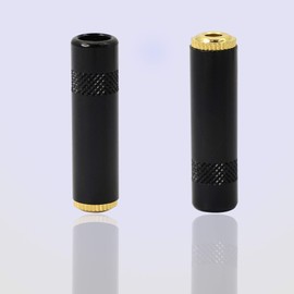 PNGKNYOCN 3.5mm 3 Pole Stereo TRS Female Socket Repair Headphone 1/8 Solder Type DIY Audio Cable Connector（2-Pack）