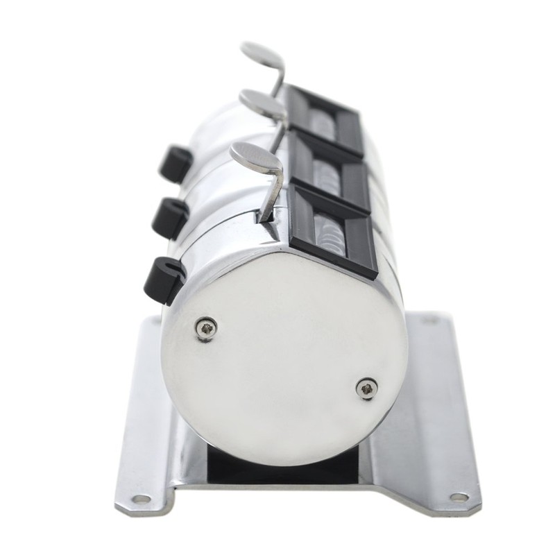 GOGO Bank Counter Desk Mechanical Metal Tabletop Formula, Manual Counter,
