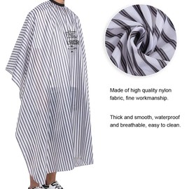 Pbzydu 150*135cm Waterproof Apron - Snap Closure Waterproof Haircut Gown Barber Cloth - Haircape for Beauty Hairdressing Supplies