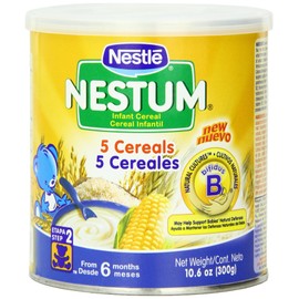 Nestle Nestum Infant Cereal 5 Cereals, 300-Grams (Pack of 6)