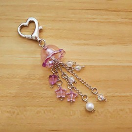 Y2K Aesthetic Cherry Star Charms Keychain For Women Girls Bag Purse Backpack Wallet Keyring Accessories (Purple Star)