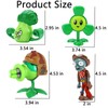 JHESAO 7 PCS Plants and Zombies Toys Action Figures PVZ