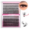 FADLASH Individual Lashes 240 30D+40D D Curl Lash Clusters Individual