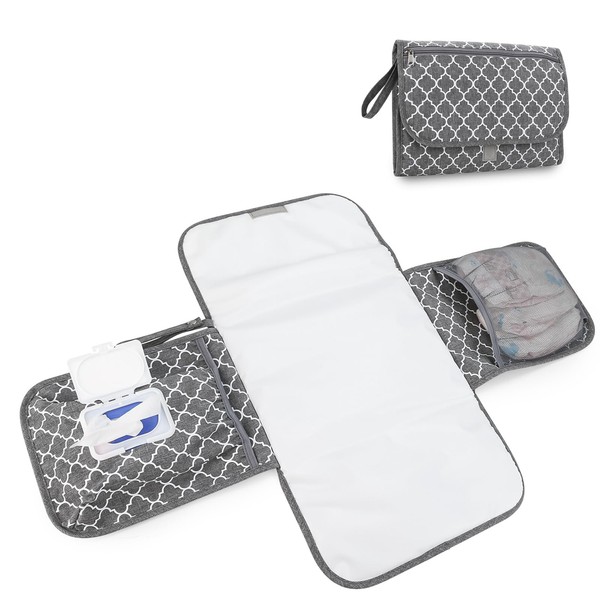 XIANTIAN Portable Nappy Changing Mat,Foldable Travel Changing Mats with Storage