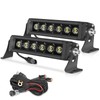 OFFROADTOWN 8 inch 120W LED Light Bar Single Row LED