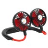 Daisy Pattern Portable Hand Free Neck Hanging Fan USB Rechargeable