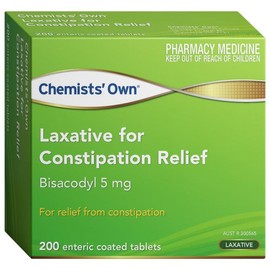 Chemists Own Buy Chemists Own Bisacodyl Laxative 200 Tablets Online