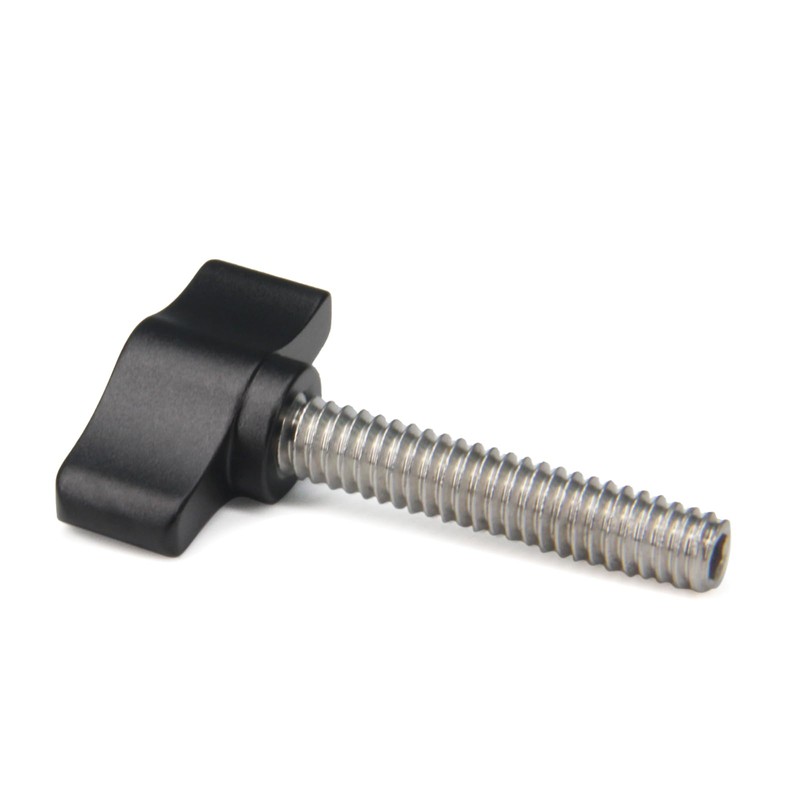 Befenybay 4pcs 1/4"-20 x 1-1/4" Thumb Screw Stainless Steel Standard/Coarse