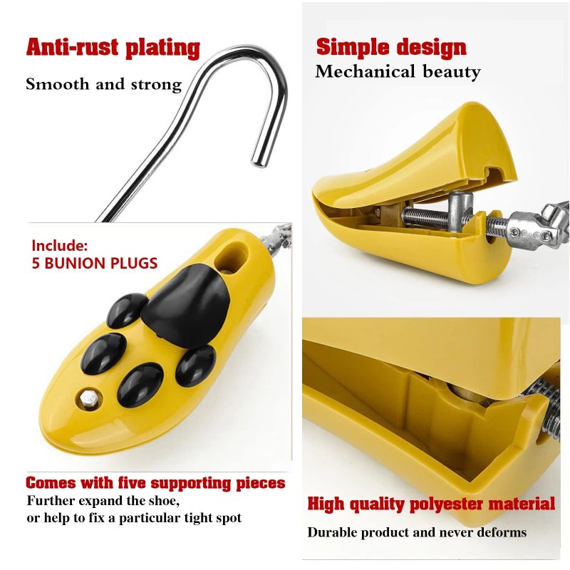 Tyopmu Boot Stretcher For Cowboy Boots,1 Pack Adjustable Shoe Stretche