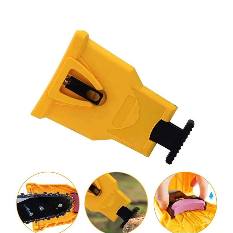 Portable Chain Sharpener, Saw Chain Sharpener, Chainsaw Sharpener Kit, Universal