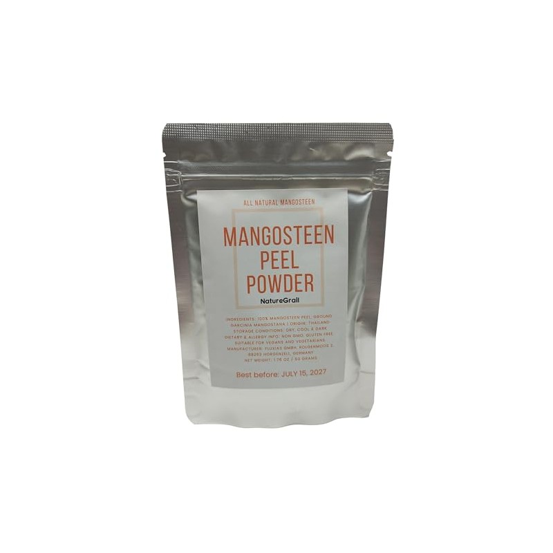 Mangosteen Peel Powder - Made from 100% Garcinia Mangostana Rind,