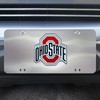 FANMATS 25708 Ohio State Buckeyes Stainless Steel Front License Plate
