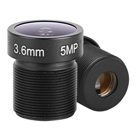 Kafuty 3.6mm Prime 5MP HD Wide Angle Fixed Focus Lens for M12 Mount Surveillance Camera