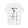 Messerschmitt Bf 108 Taifun WW2 German Plane Blueprint T-Shirt