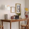 Eyooer Wall Sconces Plug in, Swing Arm Wall Lamp with