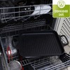 S·KITCHN Nonstick Grill Pan, Induction Stove Top Grill Plate, Glass