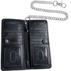 CLASSIC Motorcycle Chain Wallet for Men – Premium Cowhide Leather,