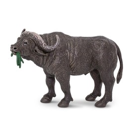 Safari Ltd. Cape Buffalo Figurine - Detailed 5" Plastic Model Figure - Fun Educational Play Toy for Boys, Girls & Kids Ages 3+
