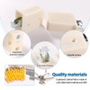VooGenzek 4 PCS Cabinet Suspension Brackets, Cupboard Wall Mounting, Kitchen