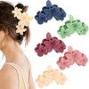 Hapdoo Hawaiian Flower Hair Clips for Women, 5PCS Plumeria Beach