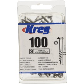 Kreg 726950 Stainless Steel Pocket-Hole Screws Coarse