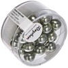 Rayher Hobby Rayher 14402607 Renaissance Glaswachsperlen, 8mm Ø, altsilber, Dose