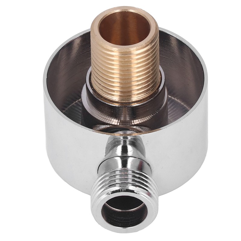Shower Adapter Brass Construction Chrome Plated G1/2 Wall Mounted Easy