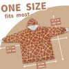 Huglanket Giraffe Gifts for Giraffe Lovers, Wearable Flannel Giraffe Blanket