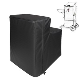 Deep Fryer Cover, 39.4x34.6in Oxford Portable Heavy Duty Waterproof Multifunctional Fryer Cover Suitable for Bayou Classic 700-701 and 700-704 (Black)