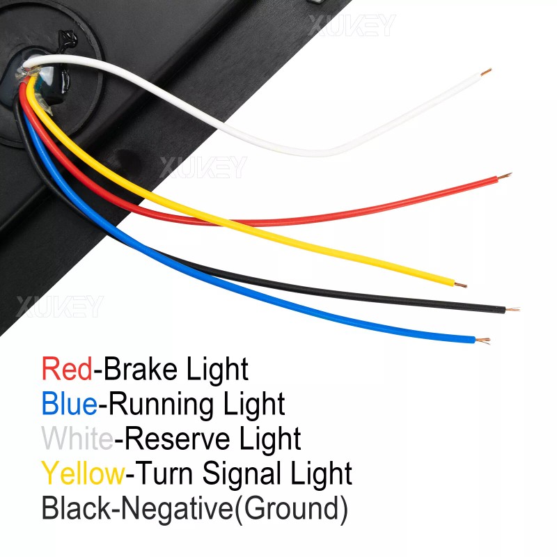 XUKEY Waterproof Rear LED Submersible Trailer Tail Light Kit Boat