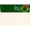 Designer Greetings Santa Claus at Green Door with Wreath Box