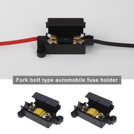 VGOL 2PCS Midi Fuse Holders & 2PCS 60Amp Midi Fuses for Cars Trucks Construction Vehicles Agricultural Machinery Buses Caravans