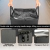 Clothes Hanger Organizer Holder, Rigid Hanger Storage Containers with Transparent
