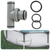 T-Piece Pool Hose Connector Diameter 32 mm to Diameter 38