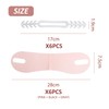 HINFHI 6-Piece Ear-Mounted V-Face Mask, Double Chin Lifter, Simple Solid